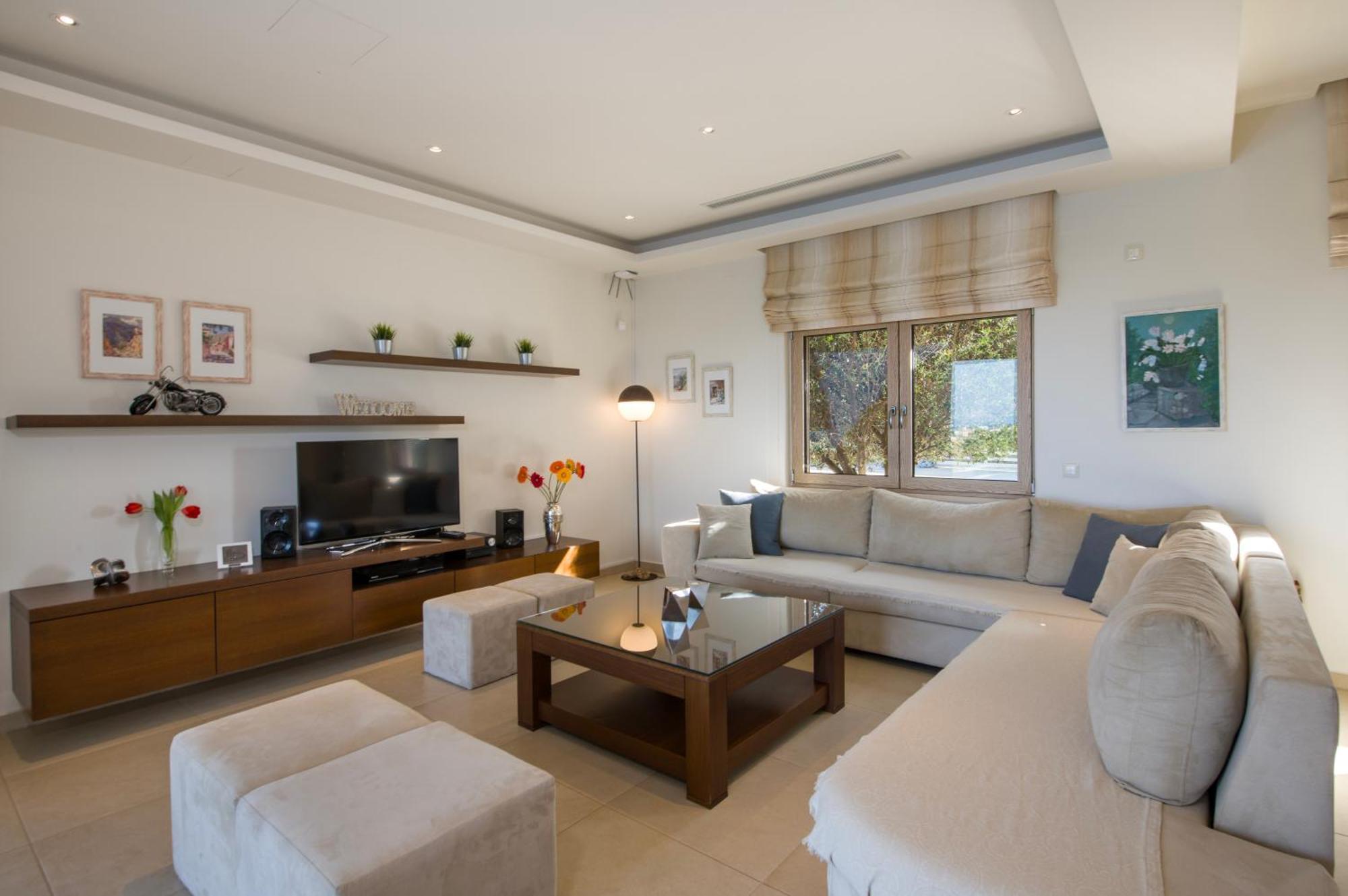 Four Seasons Private Villa - Seaview - Big Heated Pool - Gym - Sport Activities Гувес Екстериор снимка
