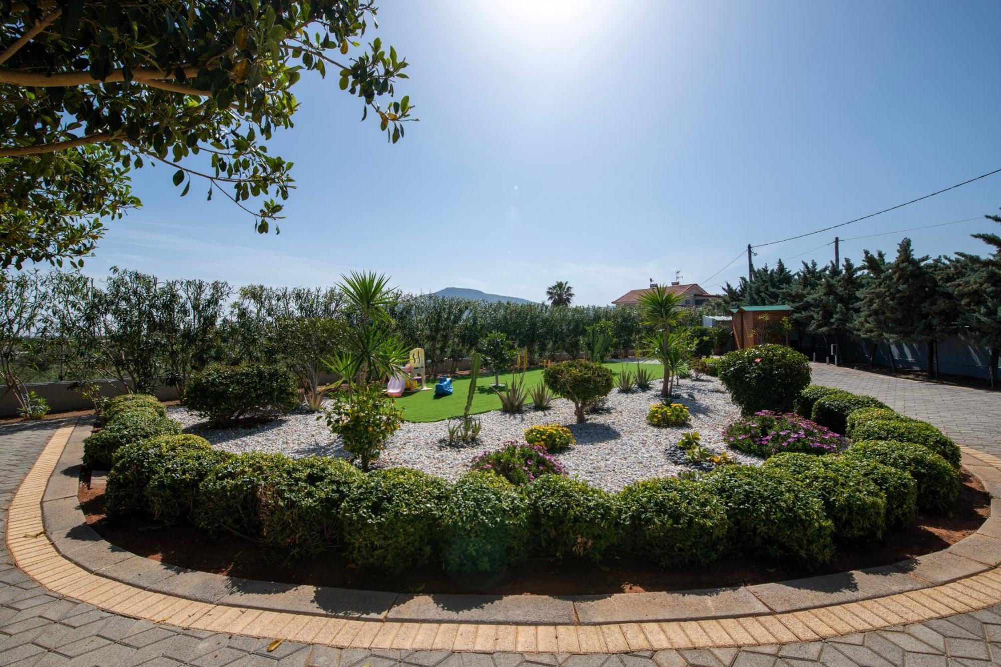 Four Seasons Private Villa - Seaview - Big Heated Pool - Gym - Sport Activities Гувес Екстериор снимка
